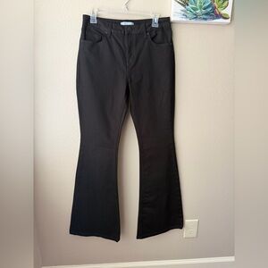 Antonio Melani Womens Veronica Black Flare Leg Jeans Size 29